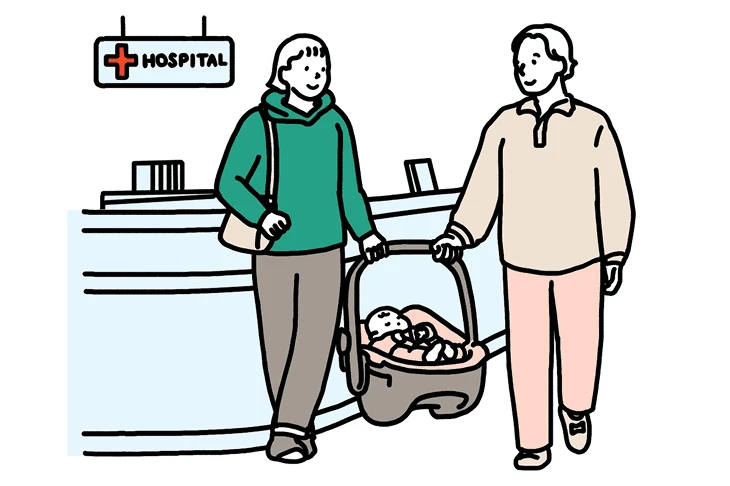 産院退院後の実績